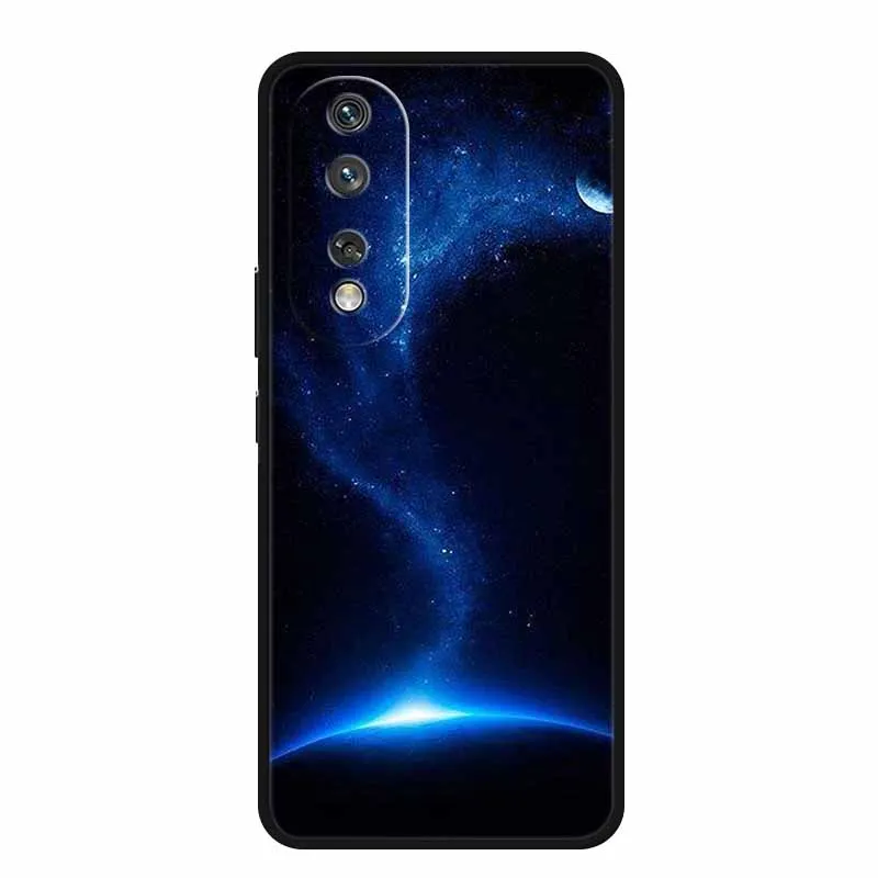 Чехол для Honor 80 Pro Мягкая силиконовая задняя крышка из ТПУ с животными телефона