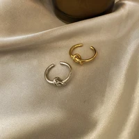 knot opening female rings designer jewelry korean style aesthetic accessories jewelry sets for women dropship suppliers gifts