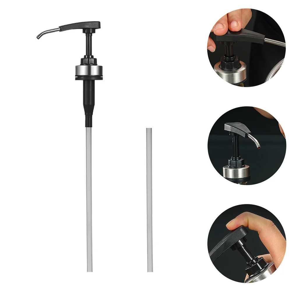 

Pump Dispenser Bottle Syrup Pumps Nozzle Lotion Sauce Bottles Shampoo Oyster Soap Replacement Oil Ketchup Condiment Dispensers