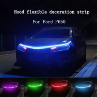 12v led drl light strip flexible waterproof auto headlight surface decorative lamp car daytime running lights for ford f650