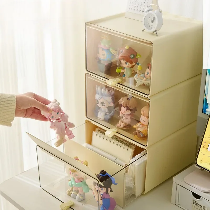 Бытовая глухая коробка для хранения стеллаж выставки товаров пылезащитная