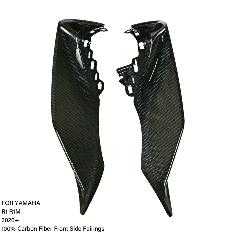 

100% углеродное волокно Передняя боковая обтекатель для Yamaha R1 R1M 2020 2021 2022 комплекты обтекателей для кузова мотоцикла