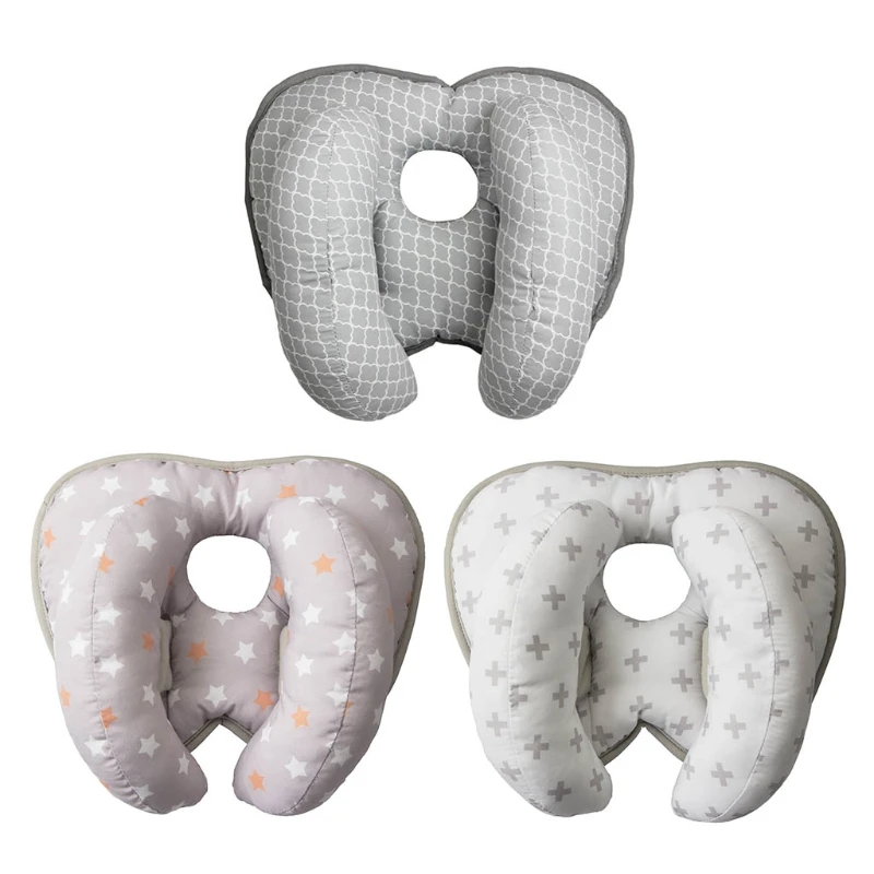 

Infant Baby Adjustable Travel Neck Pillow Protector Plaid Star 2 In 1 Head Support Toddler Car Seat Stroller DropShipping