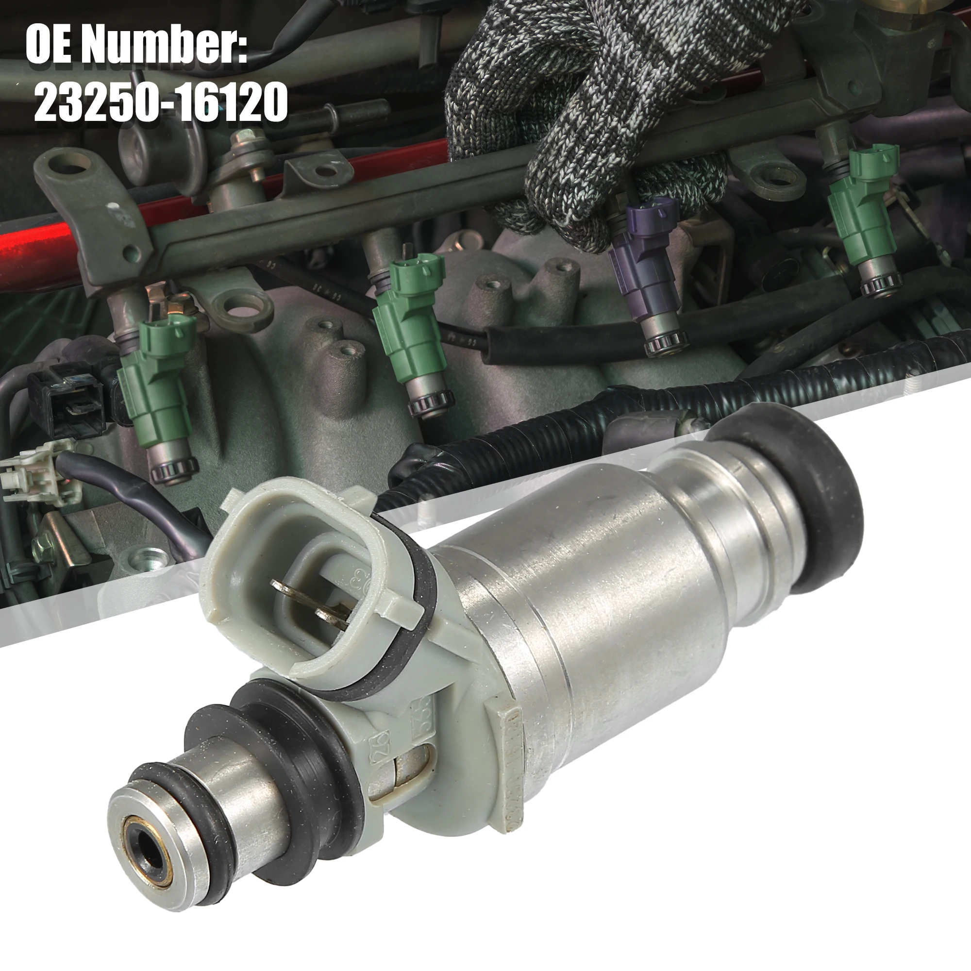 Фото UXCELL 4 шт. 23209-16120 Замена топливной форсунки для Toyota Celica 1.6L 1990-1993 гг. №1