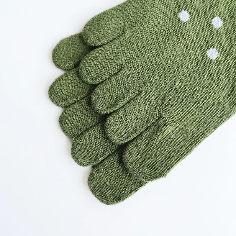 Женские Хлопковые Дышащие Мягкие Эластичные Прочные Тапочки-носки С Круглым