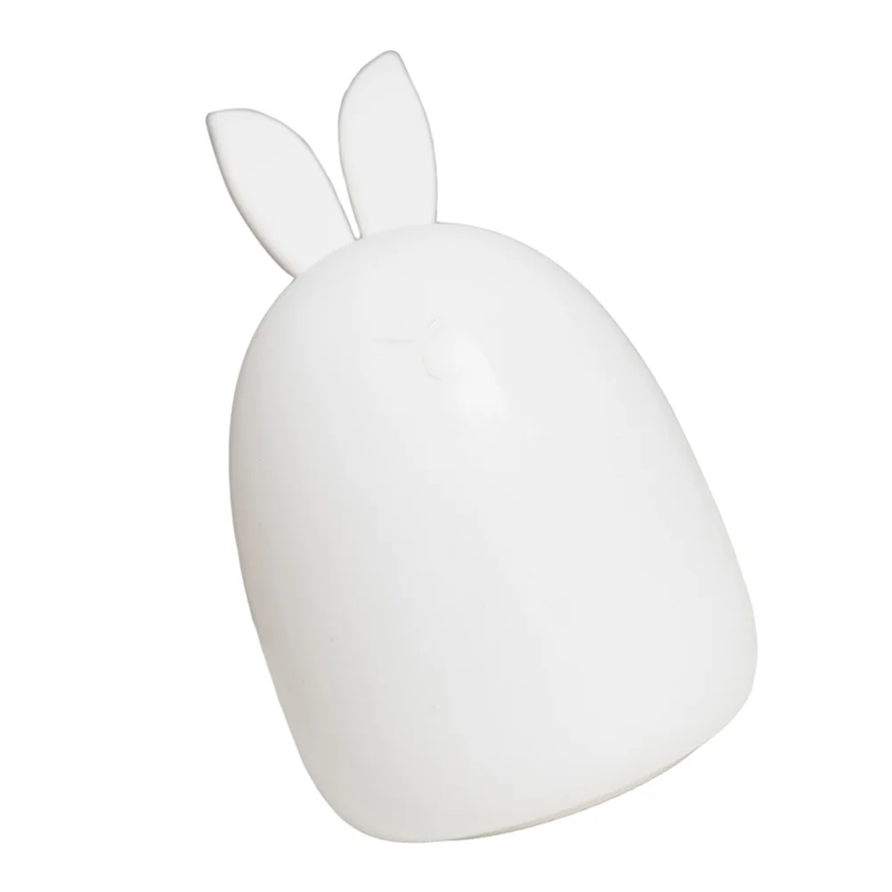 

Silicone Bedside Lamp Rabbit Shaped Night Light Nursery Animal Silicone Lamps