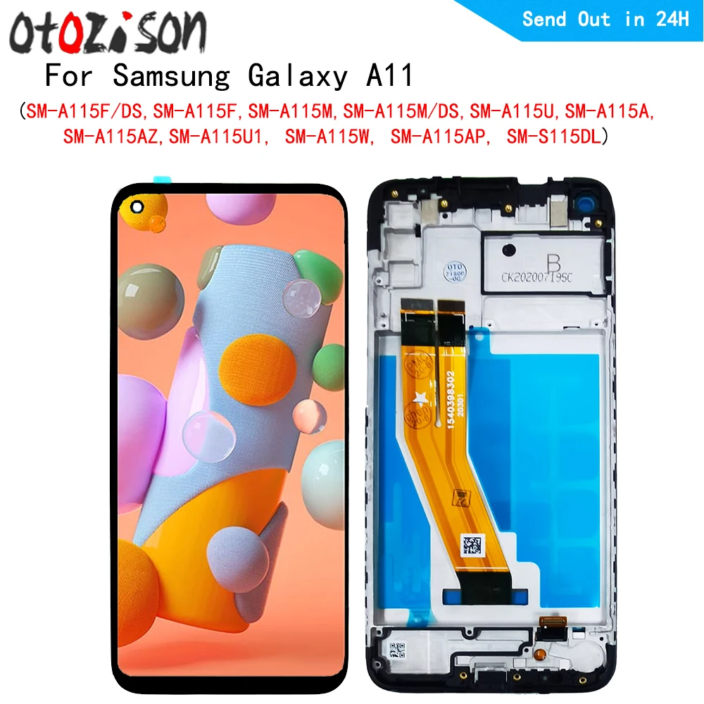 6 4-дюймовый экран для Samsung Galaxy A11 SM-A115F SM-A115M SM-A115U ЖК-экран сенсорная панель
