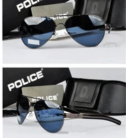 police 2022 fashion luxury brand 9111 polarized sunglasses polaroid lens frame reinforced brand designer male vintage uv400