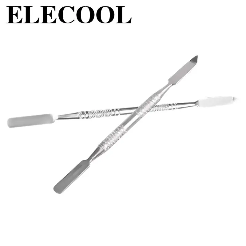 

Палочка из нержавеющей стали для смешивания цветов, двойная головка, искусственная палочка для растушевки основы, цвета для ногтевого дизайна, цвета губ