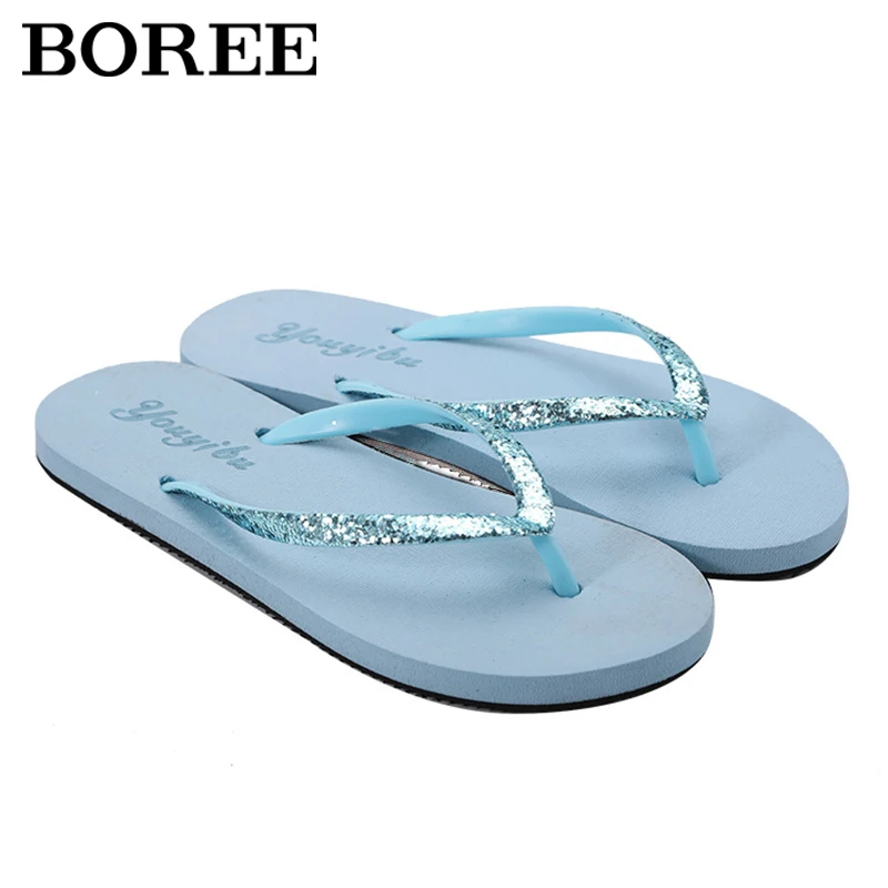 Slippers Women Summer Fashion Outdoor Solid Color Flip Flops Breathable Wear-resistant Clip Toe Beach Sandals Female Slides