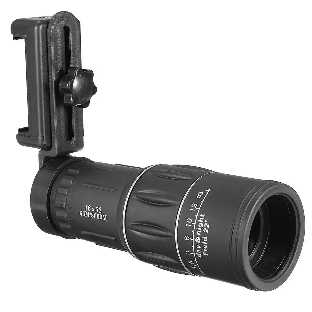 

16x52 Двойной фокус зум мощный Монокуляр HD низсветильник ности ночное видение не инфракрасный охотничий телескоп