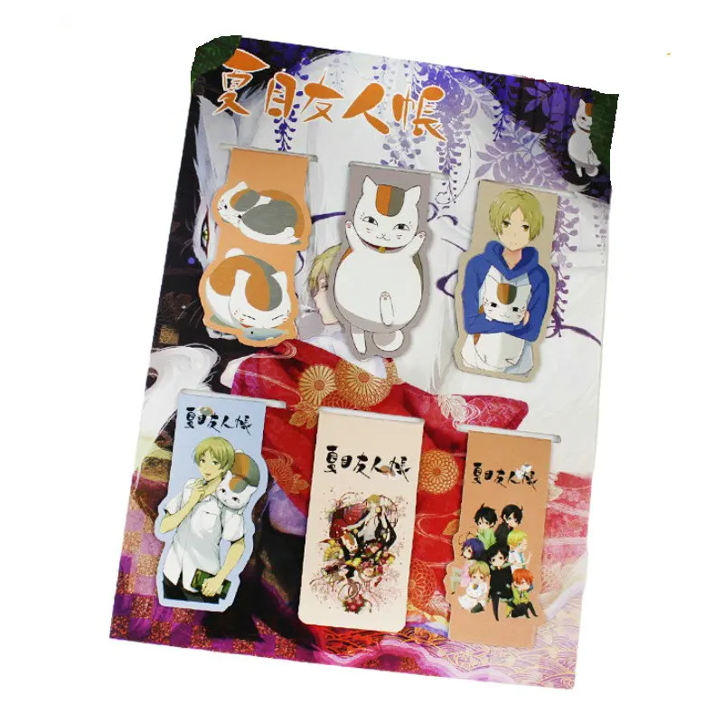 

Natsume Yuujinchou Anime Magnetic Bookmark Magnet Bookmark Child Student Kawaii Gift Bookmarks Office Stationery