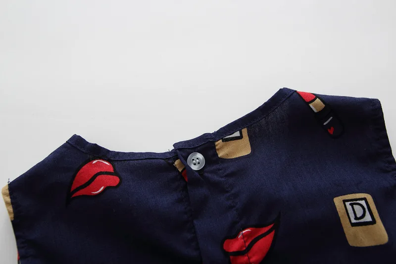 Летнее Хлопковое платье для девочек Детское без рукавов сарафан Vestdress Детские