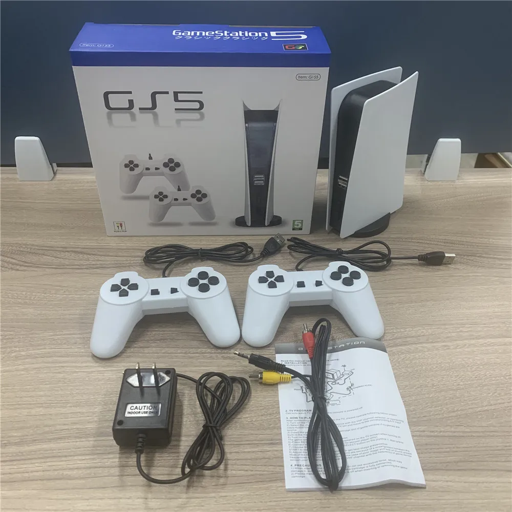 

G155 TV Game Console 8Bit Retro Consola Video Juegos 200 Classic Games Built-In GS5 Station wireless Handheld Gamepad AV Output