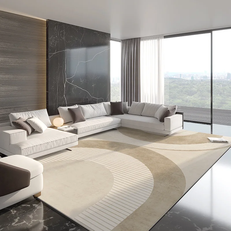 Кремовый Стиль Современный Ковер В Персидском Дизайне Нескользящий Журнальный