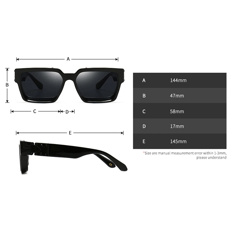 cicixi hot selling square retro sunglasses for women men luxurious brand design rectangle for male sun glasses for women free global shipping