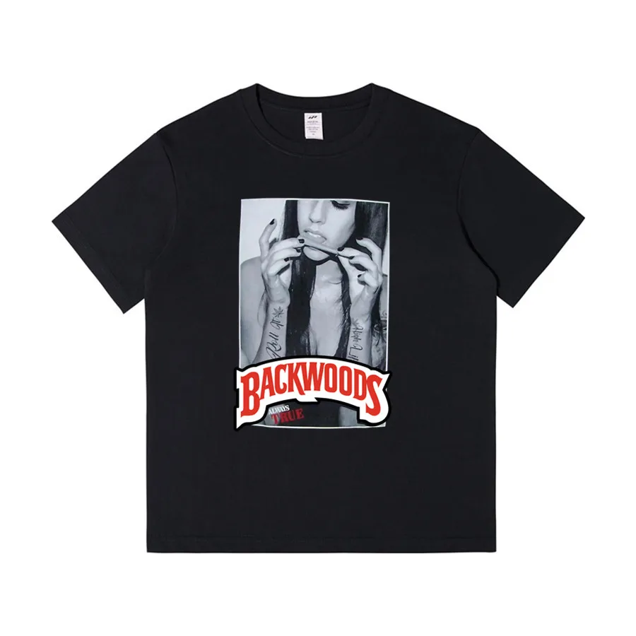 

Летние футболки для мужчин и женщин, Повседневная футболка с принтом тупых сорняков и коротким рукавом, Плотная хлопковая Футболка в стиле хип-хоп, 230 г/м2