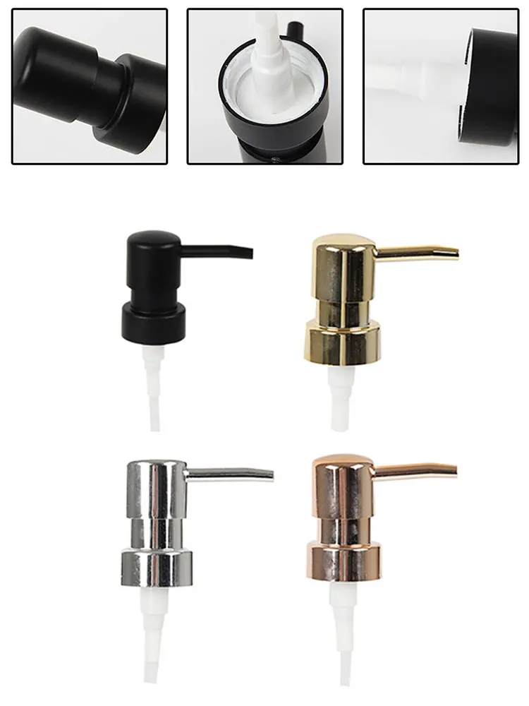 Soap Dispenser Pump Lotion Bottle Replacement Soap Pump Jars Press Nozzle 28 Thread For Most Liquid Pumps