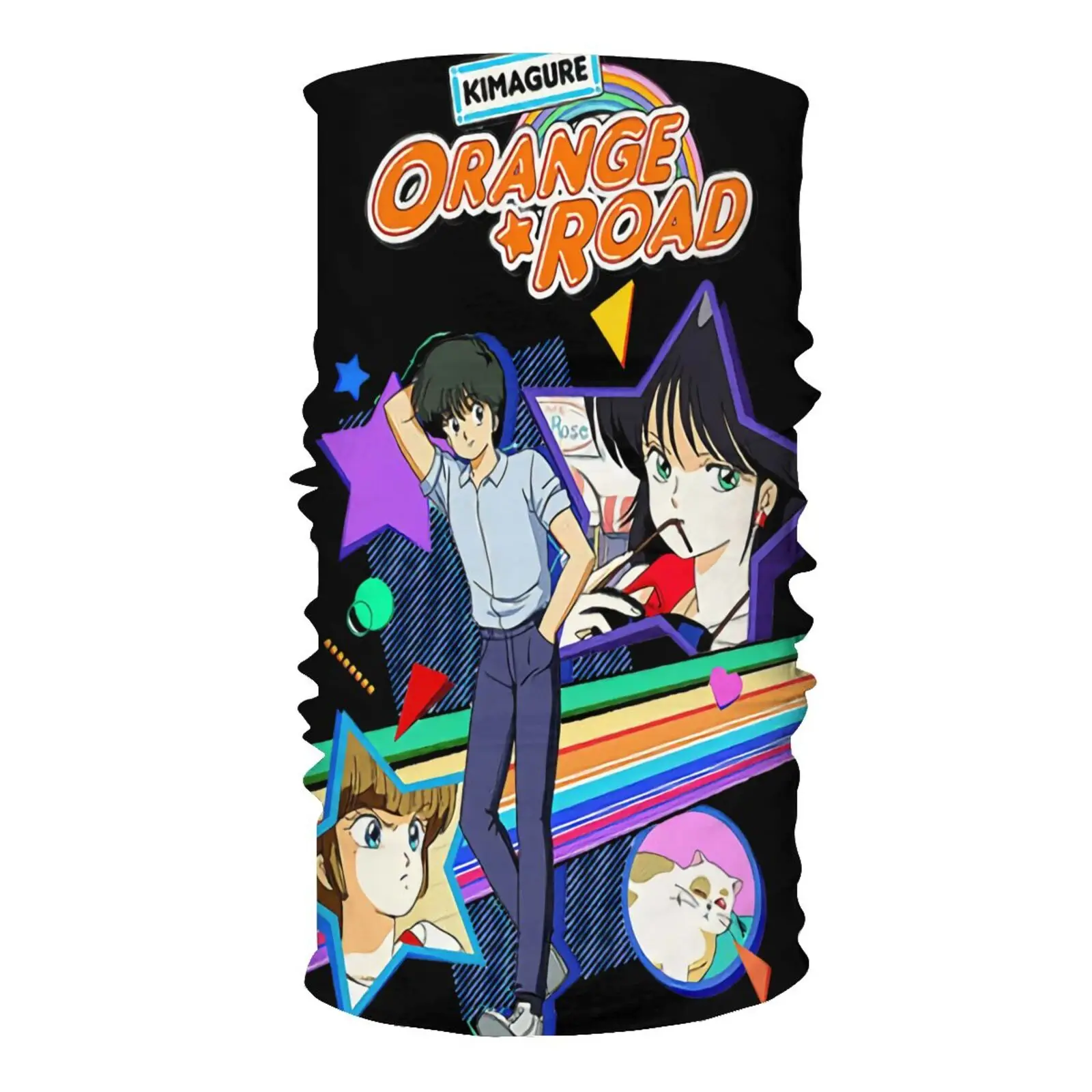 

Kimagure Orange Road V1 Poster Men's Bandana Women's Bandana Bandana Ski Balaclava Woman Tourism Scarf Shemagh Men's Neck Buff
