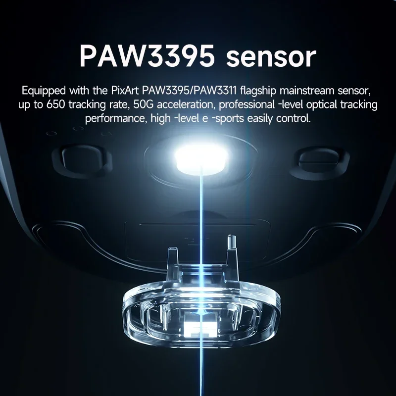 Беспроводная мышь серии G3 3 режима Paw3395 8K возврат низкая задержка длинный