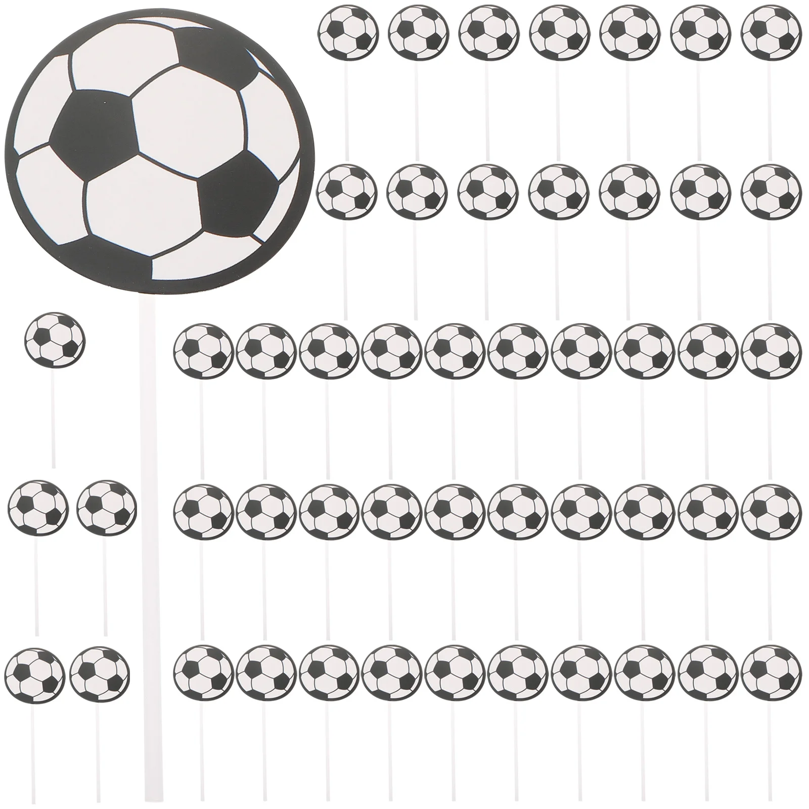 

50pcs Replacement Cupcake Toppers Theme Party Cupcake Picks Cupcake Picks Football Cupcake Toppers Party Cupcake Decoration