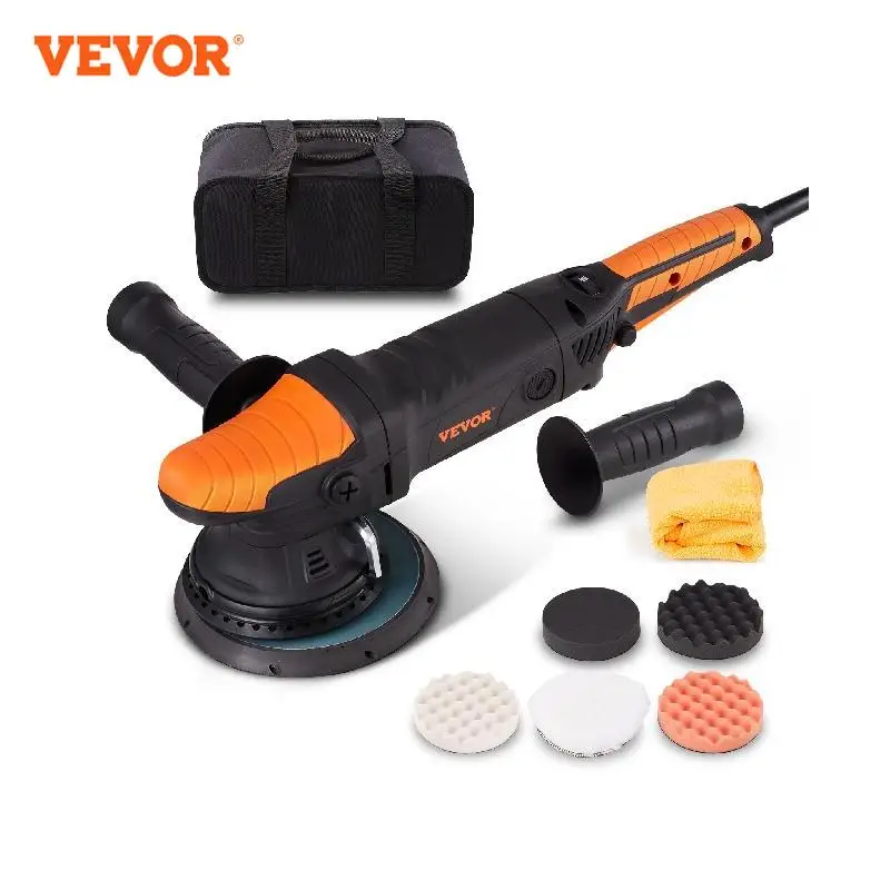 VEVOR 6 Inch Car Buffer Polisher Electric Variable Speed Dua