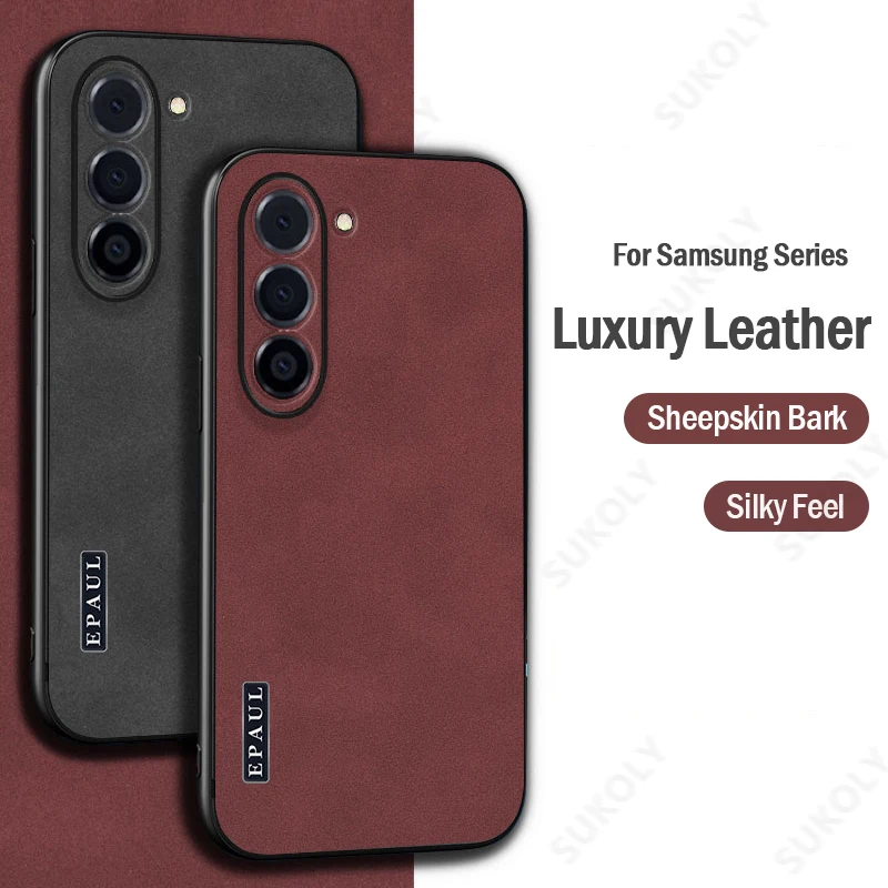 

Case For Samsung Galaxy S23 S22 Ultra Note 20 Ultra S22 S23 Plus ShockProof Luxury PU Leather Hybrid Phone Cover Coque Bumper