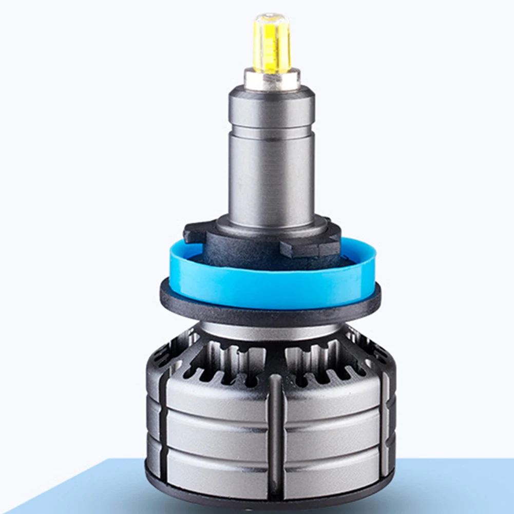 

2PCS H11 M9 LED Car Headlight 4000LM 6000K 360-degree Stereo Light Source 6 Side DC9V-12V For Car Headlight Equippments