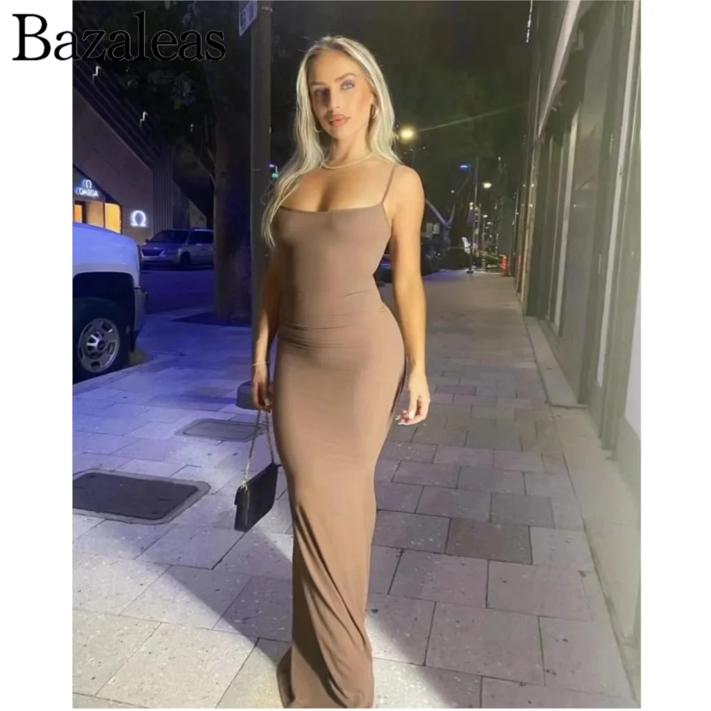 

2022 летнее облегающее вечернее платье на тонких бретелях, Хлопковые вязаные облегающие платья для женщин, платья