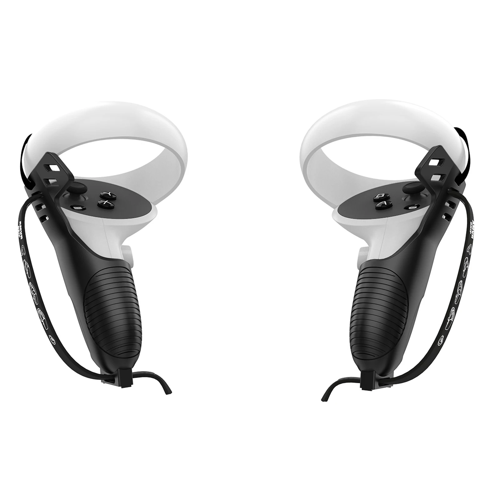 

Чехол для сенсорного контроллера VR для Oculus Quest 2, защитный чехол, эластичная лента, крючок, ремешок, комплект весенних пряжек, аксессуары для ...