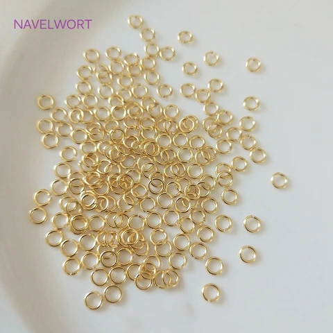 Позолоченные соединительные кольца NAVELWORT 300 шт.