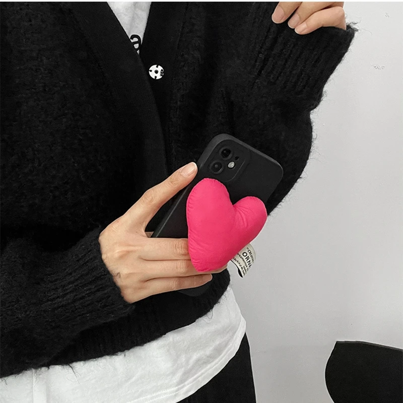 INS 3D Пуховик розовый любовь сердце Мягкий чехол для телефона Mi Xiaomi 12 11 Lite 10 9 8 Pro