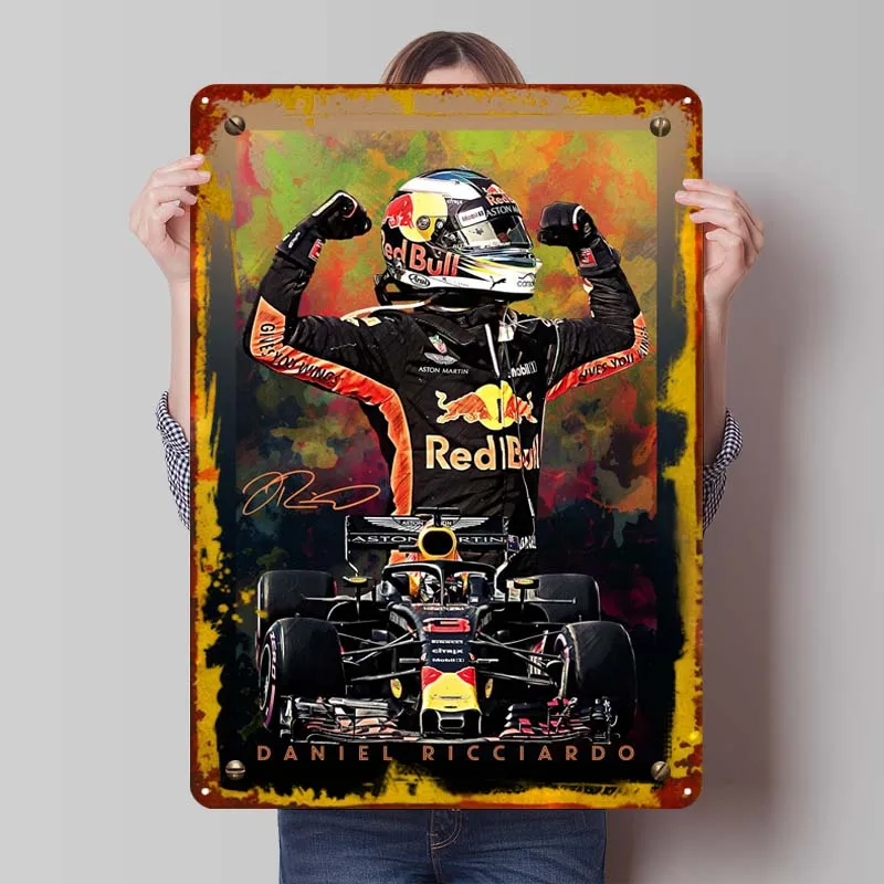 Металлический знак Daniel Ricciardo