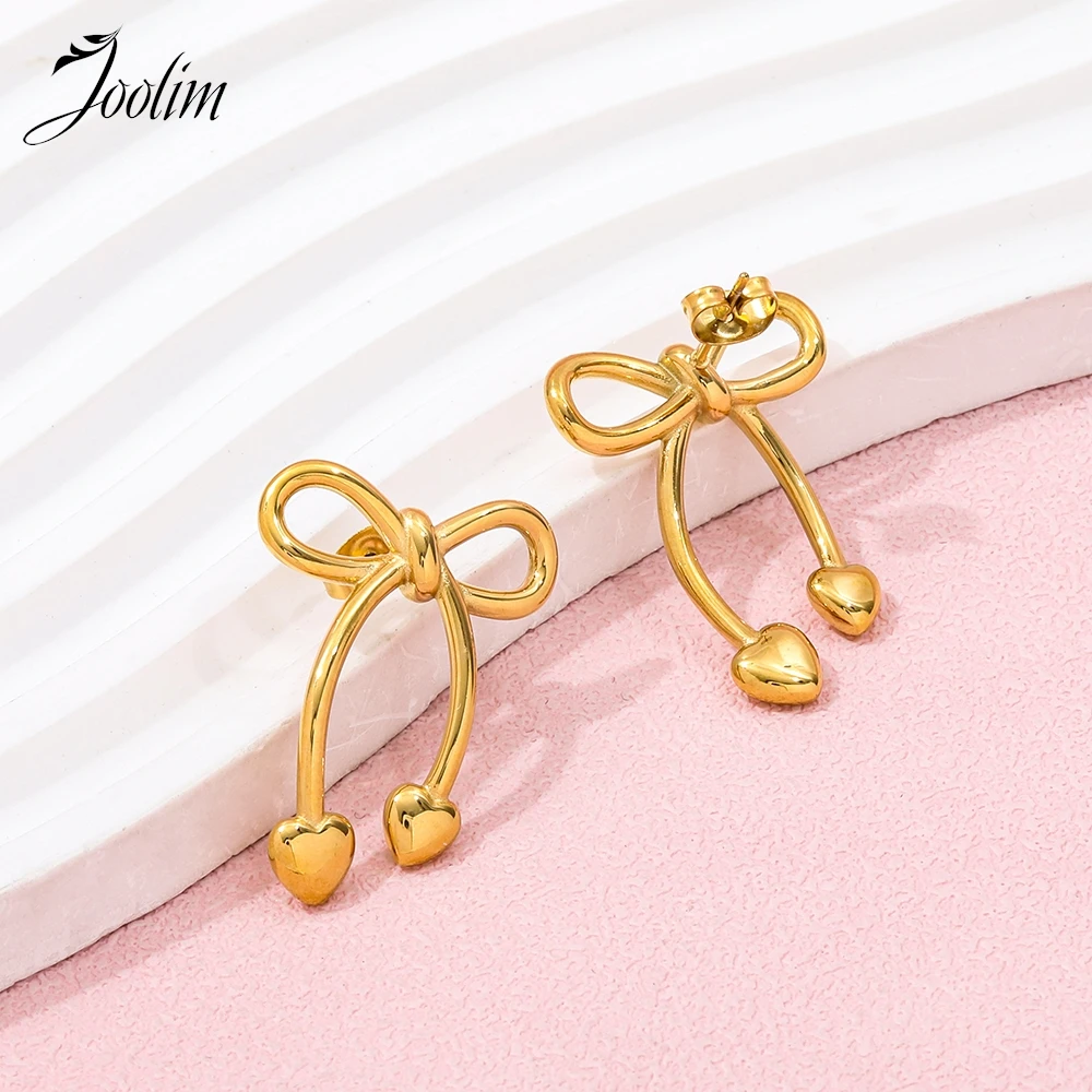 Joolim ювелирные изделия высокого качества PVD оптом не выцветают модные милые банты