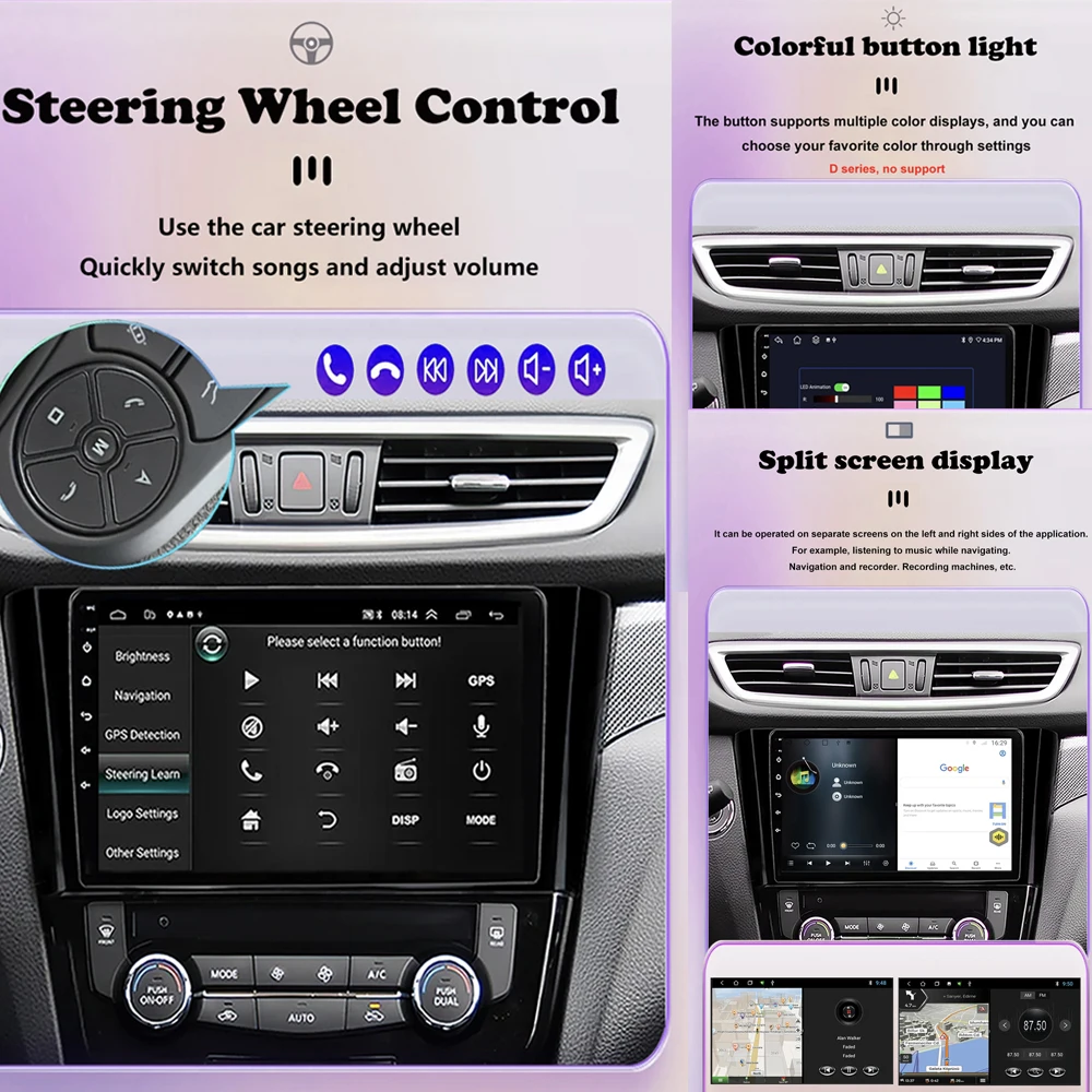 Фото 9-дюймовый Android 16 Auto Carplay для KIA K7 Cadenza 2009-2013 BT DSP GPS-навигация Автомобильный радиоприемник Стерео Мультимедийный плеер 4G WIFI №3