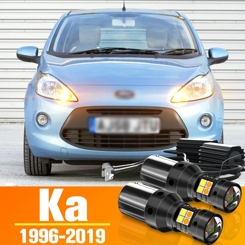 2 шт. двухрежимный светодиодный указатель поворота + дневные ходовые огни