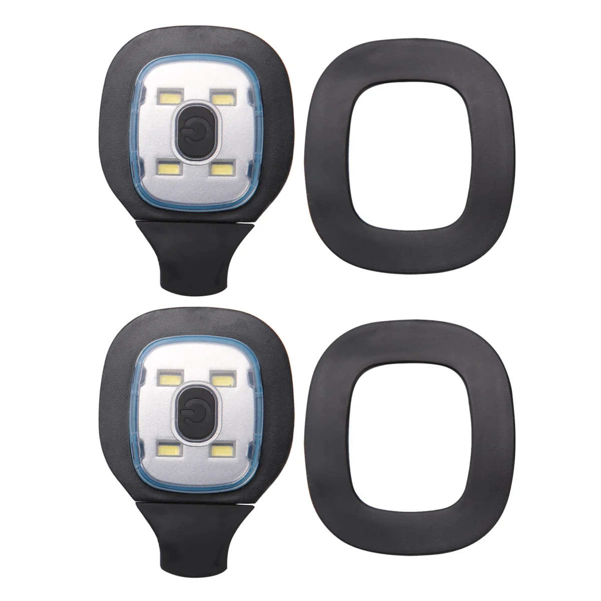 

BOFF-2 шт. USB аккумуляторная лампа для светодиодной шапки, сменная шапка налобного фонаря, светильник для шляпы «сделай сам» для мужчин и женщин