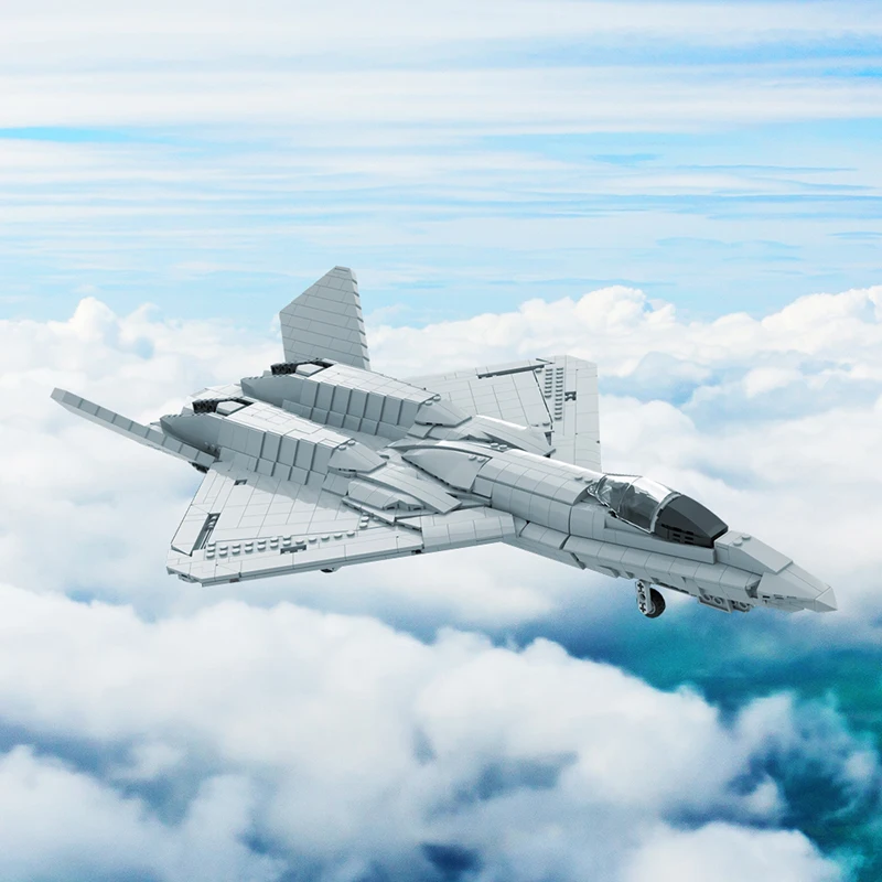Gobricks Military Moc-41847 Yf-23 Black Widow Ii Fighter Destroyer Детский строительный блок сделай сам модель