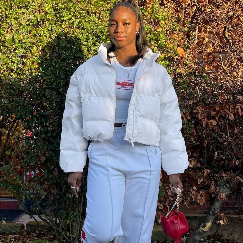 2022 Cotton Jacket Long Sleeve Warm Camouflage High Collar Personality Female Jacket Windproof Zipper Women's Clothing