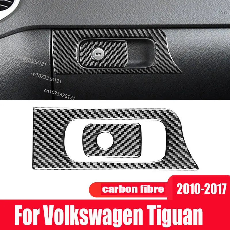 

For TUGUAN 2010-2017 Modified Parts Carbon Fibre Interior Storage Box Switch Decorative Sticker Car Accessories Interior