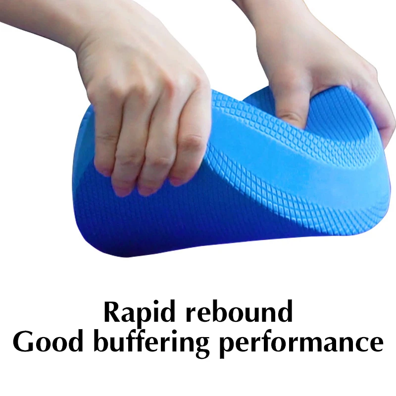 Балансирующий мягкий коврик для занятий йогой Овальный йоги напольный