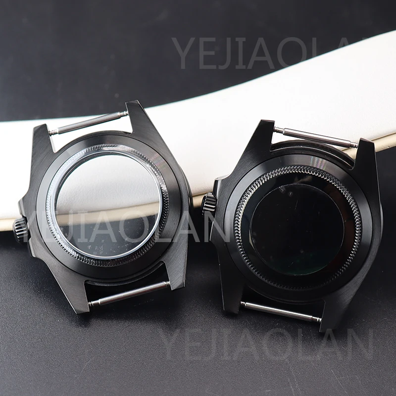 40mm Black YACHT-MASTER Men Watch Case Parts For Seiko nh34 nh35 nh36 nh38 Eta 2824 Miyota 8215 Movement 28.5mm Dial Submariner