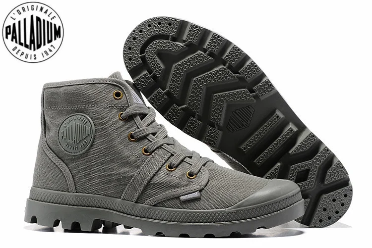 Men High-top Ankle Boots Comfortable Lace Up Canvas Men Casual Shoes Size 40-45