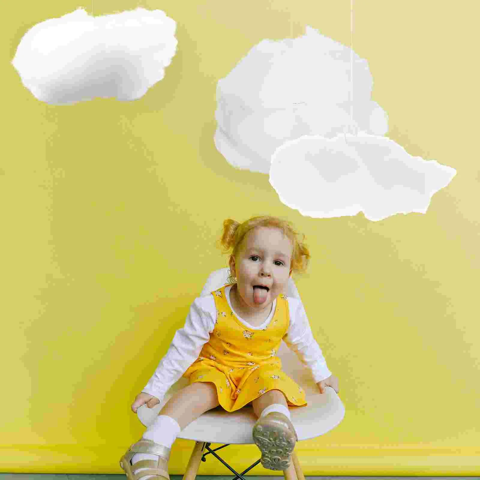 4 шт. рождественские детские аксессуары для дома подвесные облака потолка