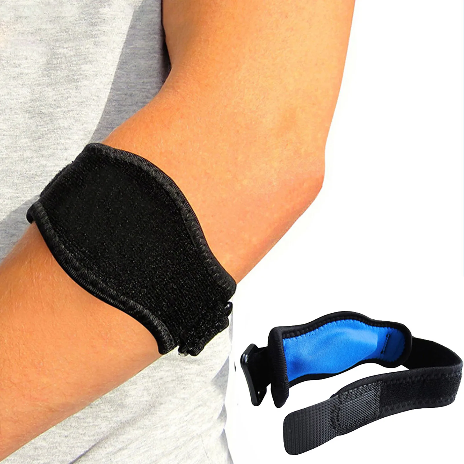 

Налокотники с амортизирующей прокладкой, Мужской Бандаж на колено для тенниса, баскетбола, бадминтона, тенниса