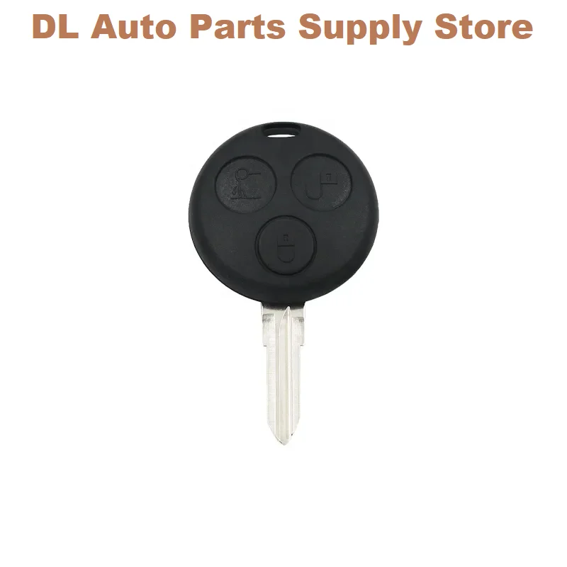 

For 1193 Smart 3 Button Flip Remote Control Car Transponder Car Key Shell--3pcs