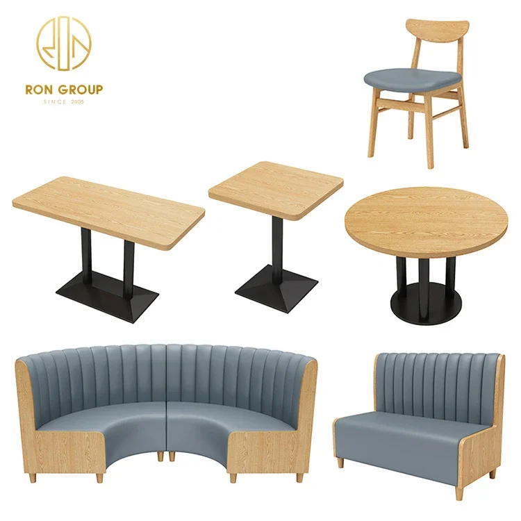 Изогнутые круглые скамейки диван кофейня деревянное кафе коммерческая мебель