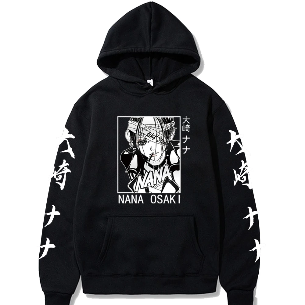 

New in Anime Nana Osaki Hoodies Graphic Hoodie for Men Women Sportswear Nana Cosplay Tracksuit Boy girls y2k Clothes