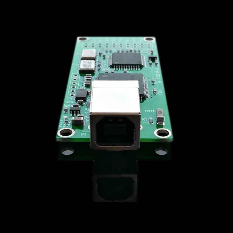 Фото USB-аудиоинтерфейс, плата декодирования DAC, вход I2S, высокоточный аудиомодуль, поддержка форматов PCM и DSD №2