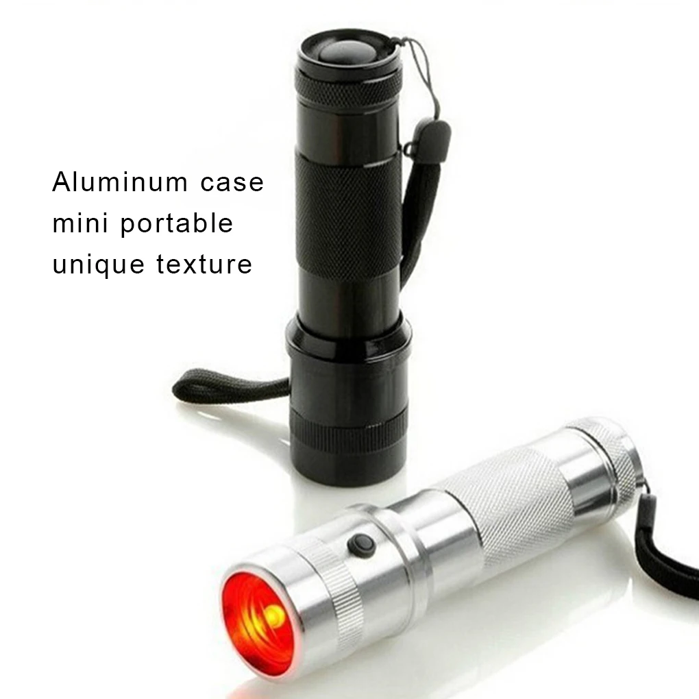 

Flashlight Color Changing Adjustable Cordless Torch Lantern Hiking Aluminum Alloy Light Battery Operated Lamp Black